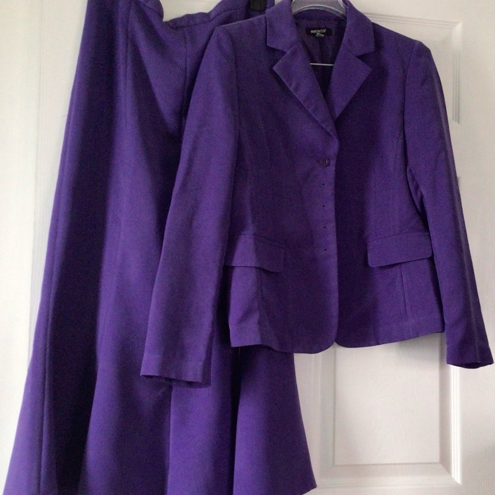 Metrostyle Purple Skirt Set